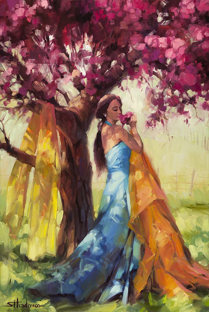 Blossom by Steve Henderson Oil ~ 36 x 24